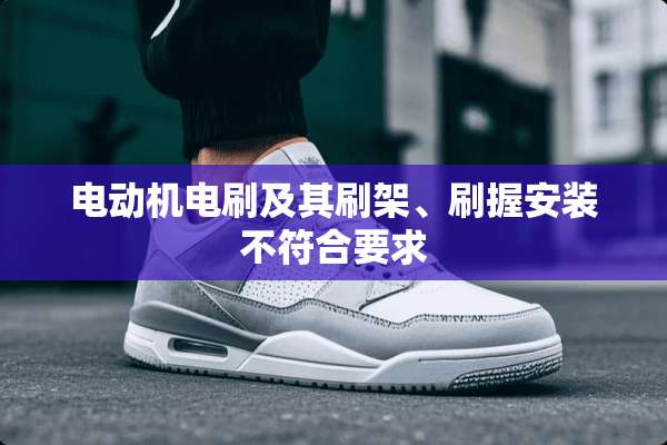 电动机电刷及其刷架、刷握安装不符合要求