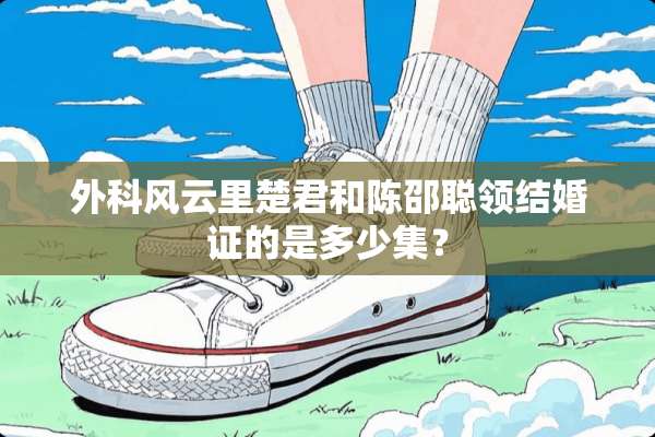 外科风云里楚君和陈邵聪领结婚证的是多少集？