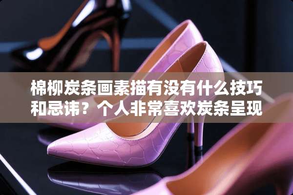棉柳炭条画素描有没有什么技巧和忌讳？个人非常喜欢炭条呈现的笔墨趣味