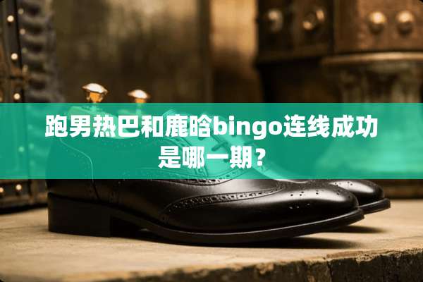 跑男热巴和鹿晗bingo连线成功是哪一期？