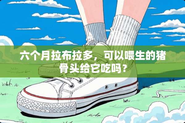 六个月拉布拉多，可以喂生的猪骨头给它吃吗？