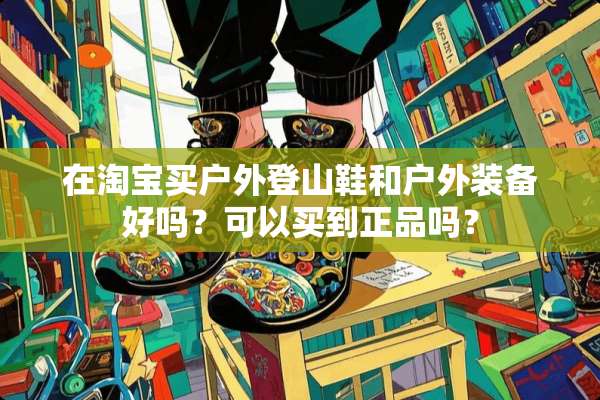 在淘宝买户外登山鞋和户外装备好吗？可以买到正品吗？