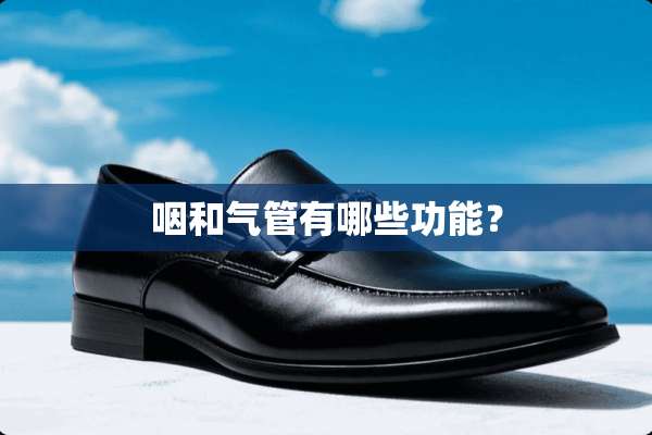 咽和气管有哪些功能？