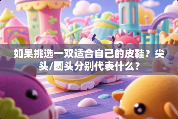 如果挑选一双适合自己的皮鞋？尖头/圆头分别代表什么？