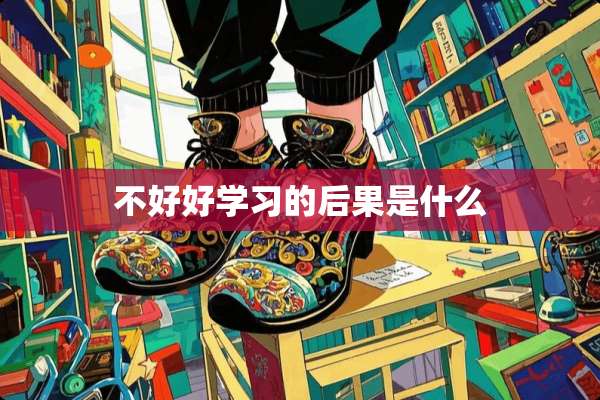 不好好学习的后果是什么