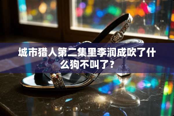 城市猎人第二集里李润成吹了什么狗不叫了？
