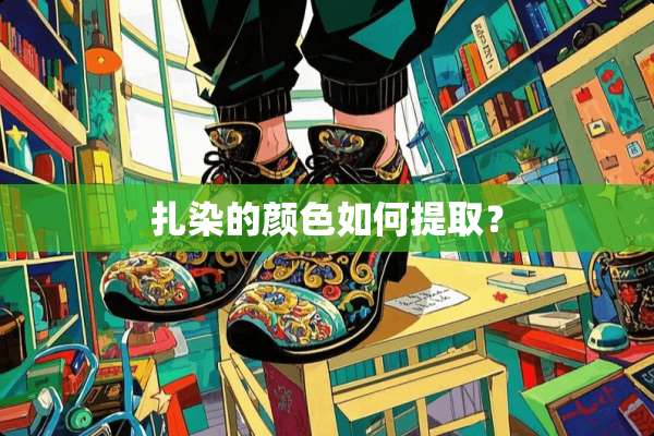 扎染的颜色如何提取？