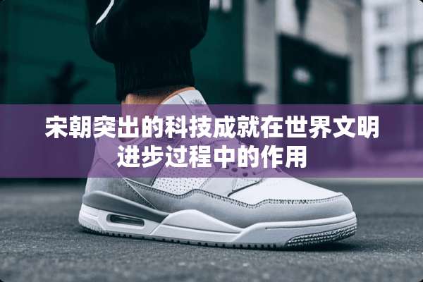 宋朝突出的科技成就在世界文明进步过程中的作用
