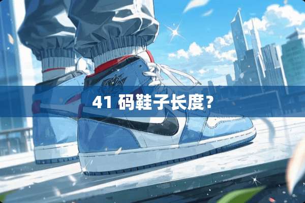 41 码鞋子长度？