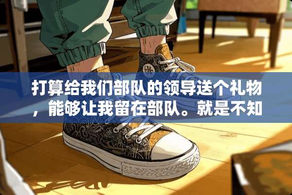 打算给我们**的领导送个礼物，能够让我留在**。就是不知道什么样的礼物才适合呢？