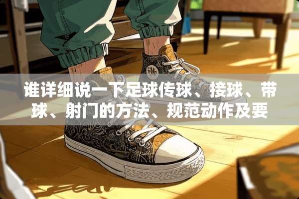 谁详细说一下**传球、接球、带球、射门的方法、规范动作及要领。