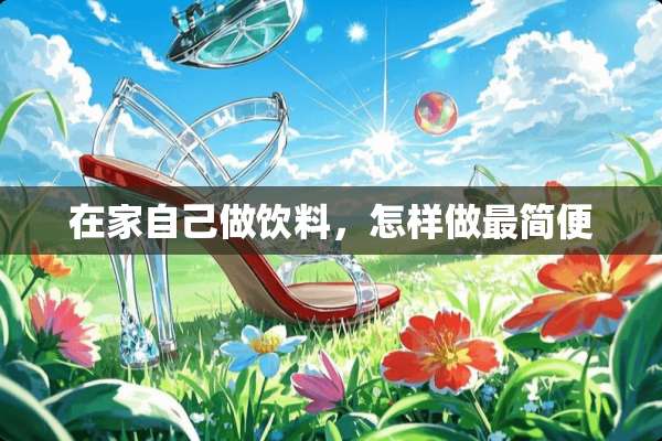 在家自己做饮料，怎样做最简便