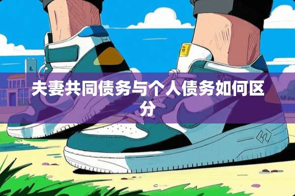 夫妻共同债务与个人债务如何区分