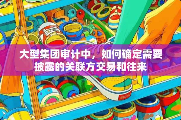 大型集团审计中，如何确定需要披露的关联方交易和往来