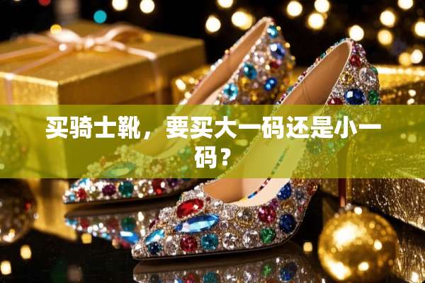买骑士靴，要买大**还是小**？