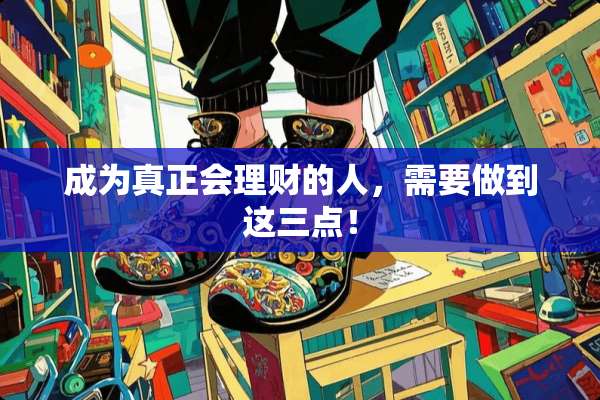 成为真正会理财的人，需要做到这三点！