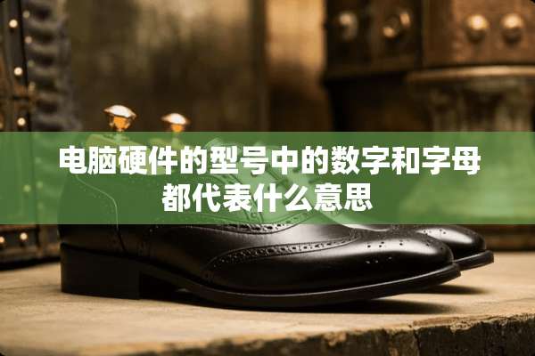 电脑硬件的型号中的数字和字母都代表什么意思