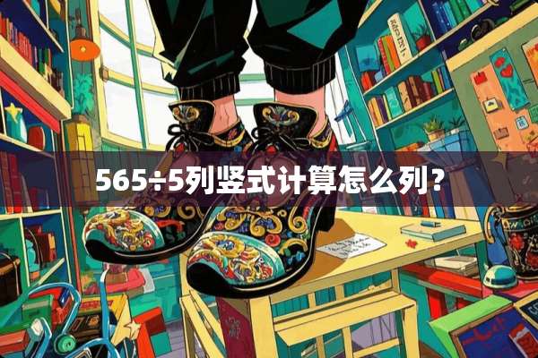565÷5列竖式计算怎么列？