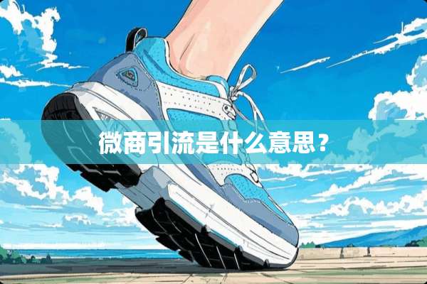 微商引流是什么意思？