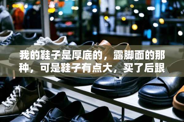 我的鞋子是厚底的，露脚面的那种，可是鞋子有点大，买了后跟贴也不管用，怎么办？