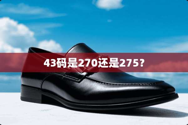 43码是270还是275？