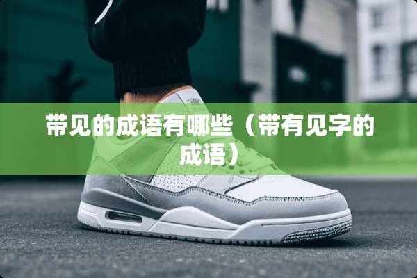 带见的成语有哪些（带有见字的成语）