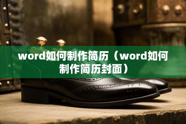 word如何制作简历（word如何制作简历封面）