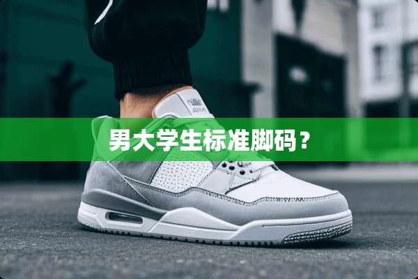 男大学生标准脚码？