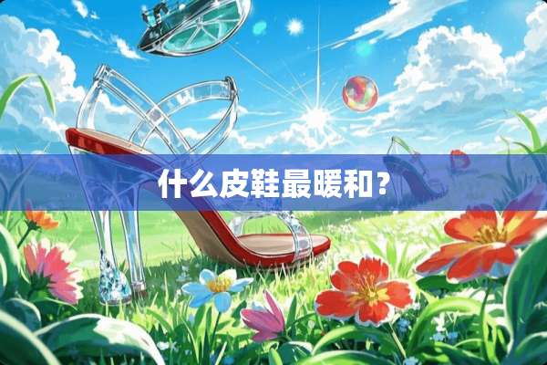 什么皮鞋最暖和？