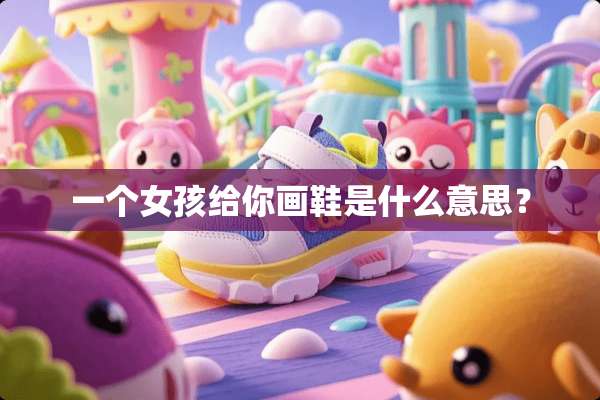 一个女孩给你画鞋是什么意思？