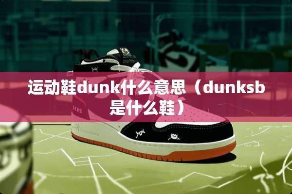 运动鞋dunk什么意思（dunksb是什么鞋）