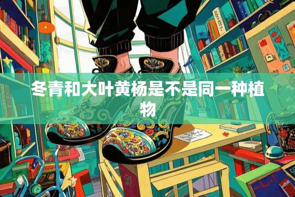 冬青和大叶黄杨是不是同一种植物