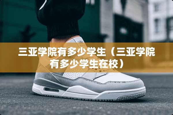 三亚学院有多少学生（三亚学院有多少学生在校）