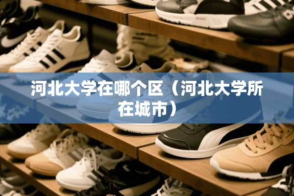 河北大学在哪个区（河北大学所在城市）