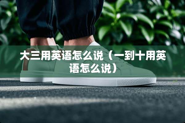 大三用英语怎么说（一到十用英语怎么说）