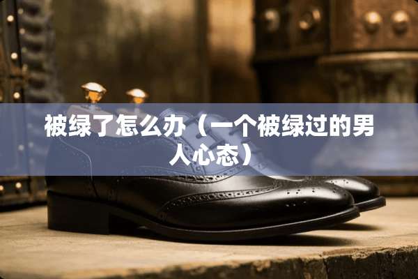 被绿了怎么办（一个被绿过的男人心态）