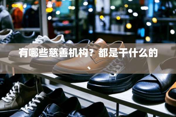 有哪些慈善机构？都是干什么的、