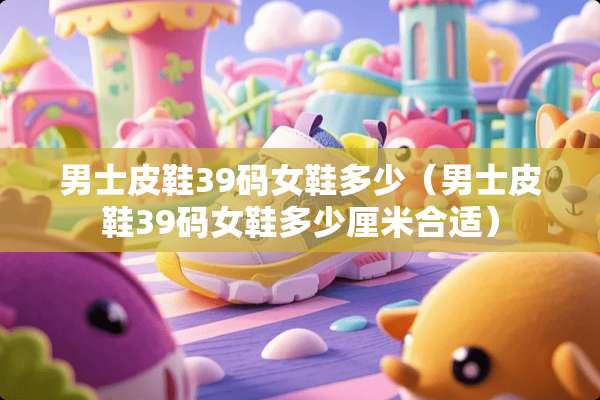 男士皮鞋39码女鞋多少（男士皮鞋39码女鞋多少厘米合适）