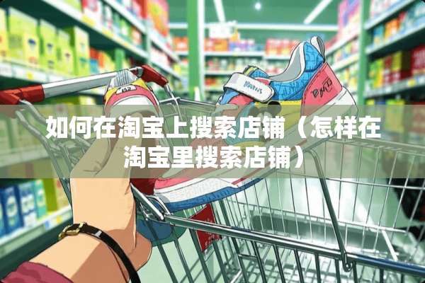 如何在淘宝上搜索店铺（怎样在淘宝里搜索店铺）
