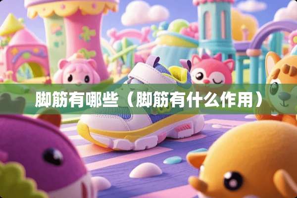 脚筋有哪些（脚筋有什么作用）