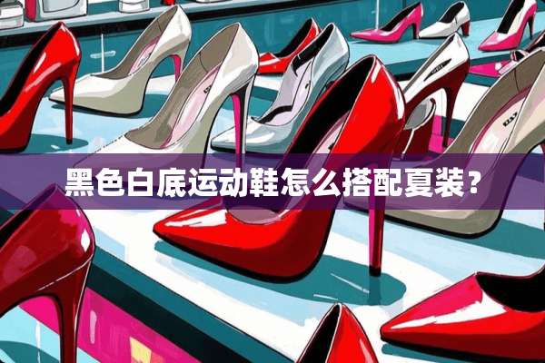 黑色白底运动鞋怎么搭配夏装？