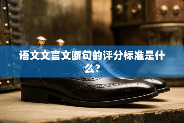 语文文言文断句的评分标准是什么？