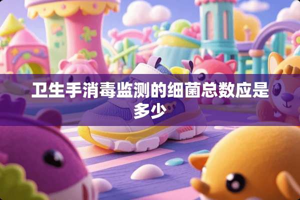 卫生手消毒监测的细菌总数应是多少