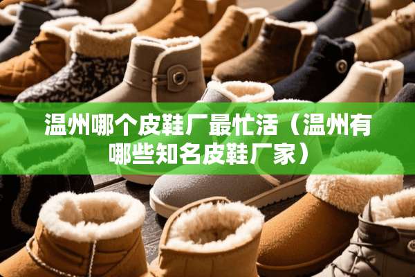 温州哪个皮鞋厂最忙活（温州有哪些知名皮鞋厂家）