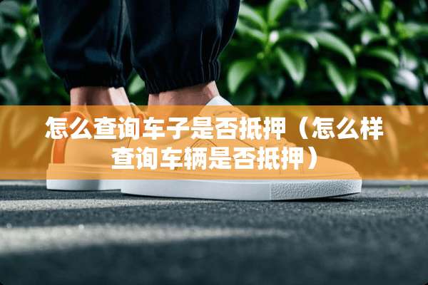 怎么查询车子是否抵押（怎么样查询车辆是否抵押）