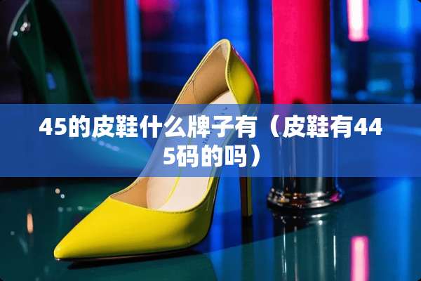 45的皮鞋什么牌子有（皮鞋有445码的吗）