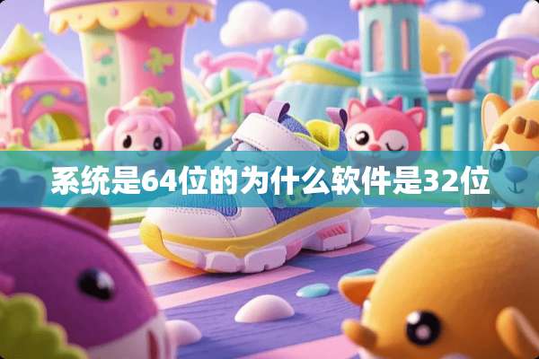 系统是64位的为什么软件是32位
