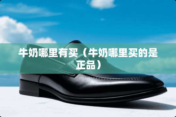 牛奶哪里有买（牛奶哪里买的是正品）