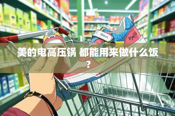 美的电高压锅 都能用来做什么饭？