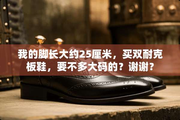 我的脚长大约25厘米，买双耐克板鞋，要不多大码的？谢谢？